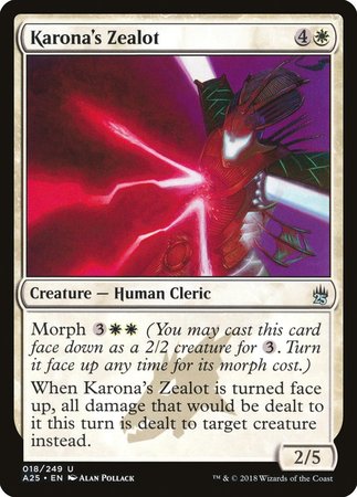 Karona's Zealot [Masters 25] - TCG Master