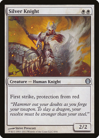 Silver Knight [Duel Decks: Knights vs. Dragons] - TCG Master
