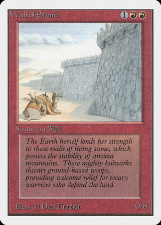 Wall of Stone [Unlimited Edition] - TCG Master