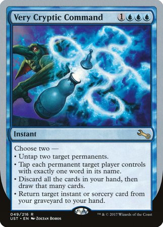 Very Cryptic Command (B) [Unstable] - TCG Master