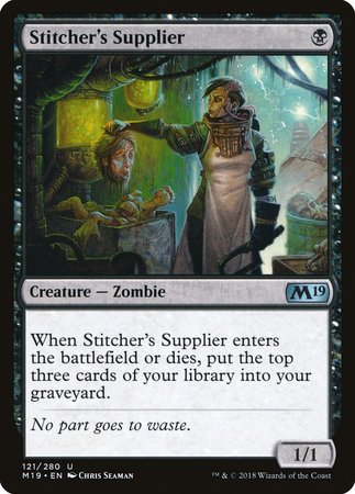 Stitcher's Supplier [Core Set 2019] - TCG Master