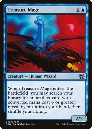 Treasure Mage [Duel Decks: Elves vs. Inventors] - TCG Master