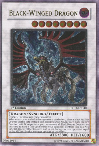 Black-Winged Dragon [TSHD-EN040] Ultimate Rare