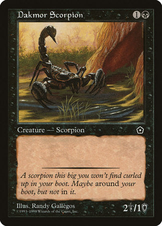 Dakmor Scorpion [Portal Second Age] - TCG Master