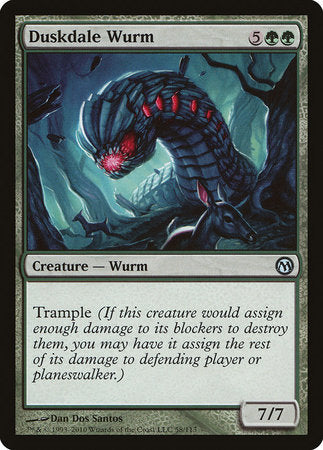 Duskdale Wurm [Duels of the Planeswalkers] - TCG Master