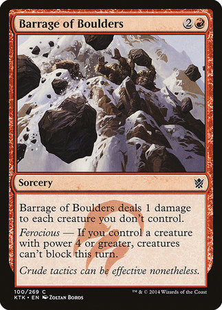 Barrage of Boulders [Khans of Tarkir] - TCG Master