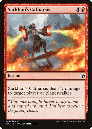 Sarkhan's Catharsis [War of the Spark] - TCG Master