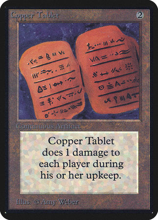 Copper Tablet [Limited Edition Alpha] - TCG Master