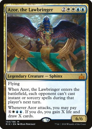 Azor, the Lawbringer [Rivals of Ixalan] - TCG Master