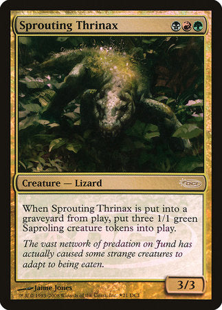 Sprouting Thrinax [Wizards Play Network 2008] - TCG Master