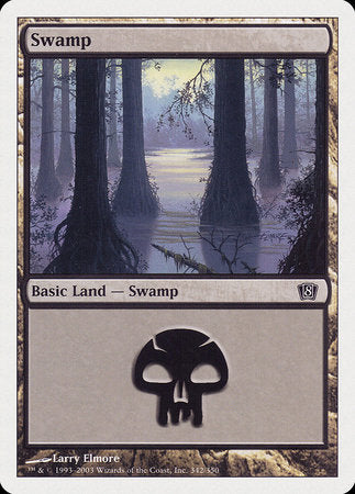 Swamp (342) [Eighth Edition] - TCG Master