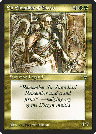 Sir Shandlar of Eberyn [Legends] - TCG Master