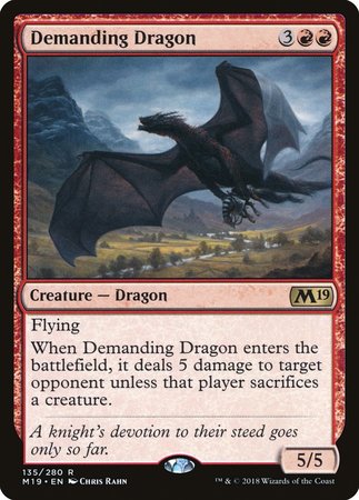 Demanding Dragon [Core Set 2019] - TCG Master