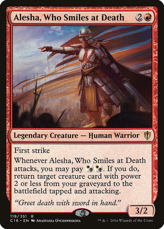 Alesha, Who Smiles at Death [Commander 2016] - TCG Master