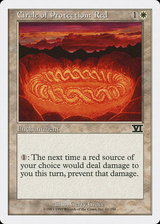 Circle of Protection: Red [Classic Sixth Edition] - TCG Master