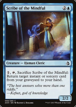 Scribe of the Mindful [Amonkhet] - TCG Master