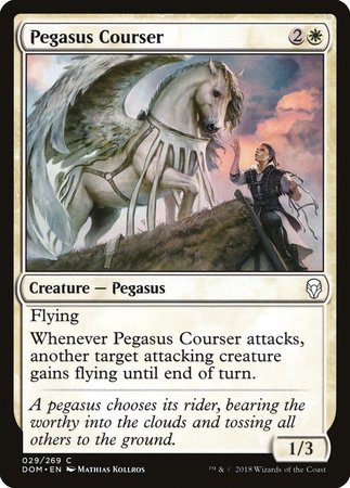 Pegasus Courser [Dominaria] - TCG Master
