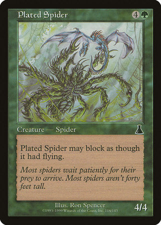Plated Spider [Urza's Destiny] - TCG Master