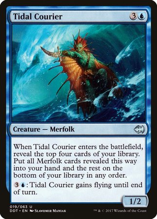 Tidal Courier [Duel Decks: Merfolk vs. Goblins] - TCG Master