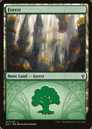 Forest (127) [GRN Guild Kit] - TCG Master