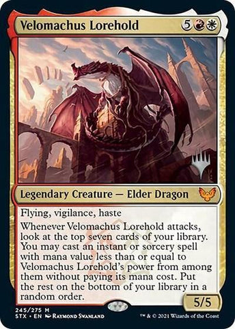 Velomachus Lorehold (Promo Pack) [Strixhaven: School of Mages Promos]