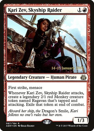 Kari Zev, Skyship Raider [Aether Revolt Promos] - TCG Master