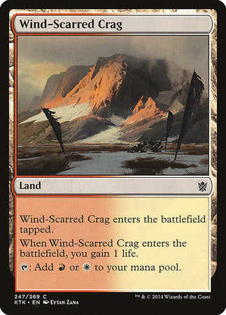 Wind-Scarred Crag [Khans of Tarkir] - TCG Master
