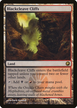 Blackcleave Cliffs [Scars of Mirrodin] - TCG Master