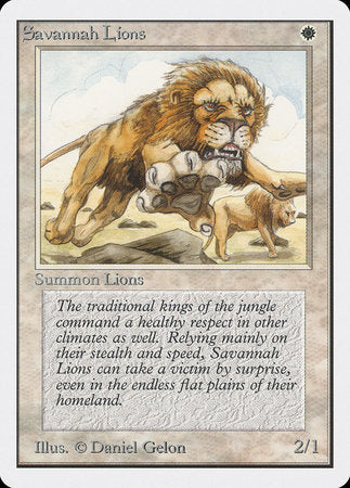 Savannah Lions [Unlimited Edition] - TCG Master