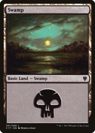 Swamp (301) [Commander 2017] - TCG Master