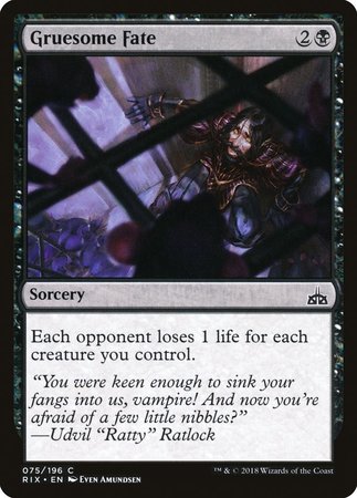 Gruesome Fate [Rivals of Ixalan] - TCG Master