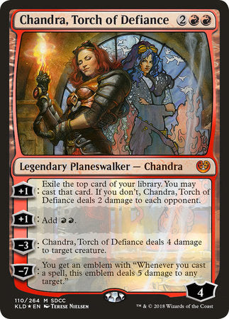 Chandra, Torch of Defiance (SDCC 2018 EXCLUSIVE) [San Diego Comic-Con 2018] - TCG Master