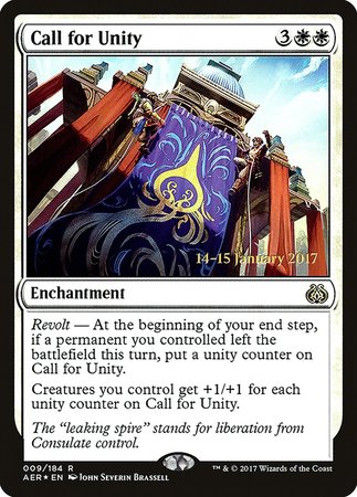 Call for Unity [Aether Revolt Promos] - TCG Master