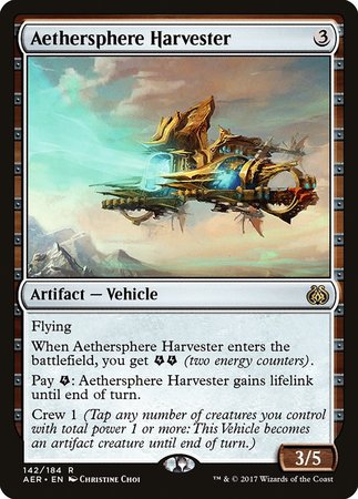 Aethersphere Harvester [Aether Revolt] - TCG Master