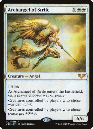Archangel of Strife [From the Vault: Angels] - TCG Master