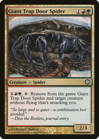 Giant Trap Door Spider [Coldsnap Theme Decks] - TCG Master
