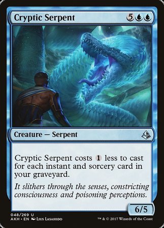Cryptic Serpent [Amonkhet] - TCG Master