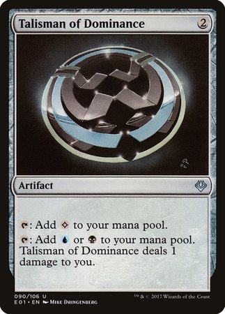 Talisman of Dominance [Archenemy: Nicol Bolas] - TCG Master