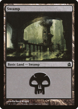 Swamp (310) [Commander 2011] - TCG Master