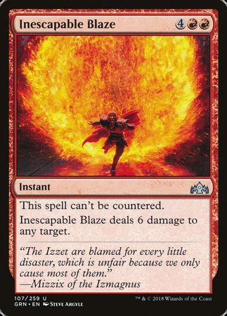Inescapable Blaze [Guilds of Ravnica] - TCG Master