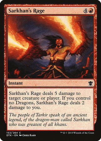 Sarkhan's Rage [Dragons of Tarkir] - TCG Master