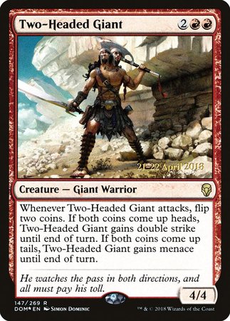 Two-Headed Giant [Dominaria Promos] - TCG Master