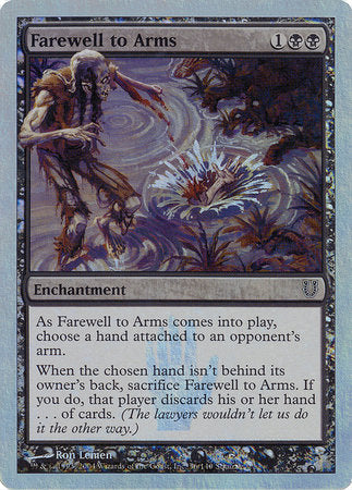 Farewell to Arms (Alternate Foil) [Unhinged] - TCG Master