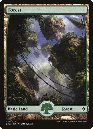 Forest (271) - Full Art [Battle for Zendikar] - TCG Master