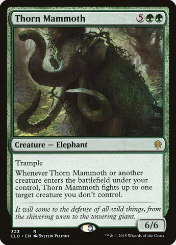Thorn Mammoth [Throne of Eldraine] - TCG Master