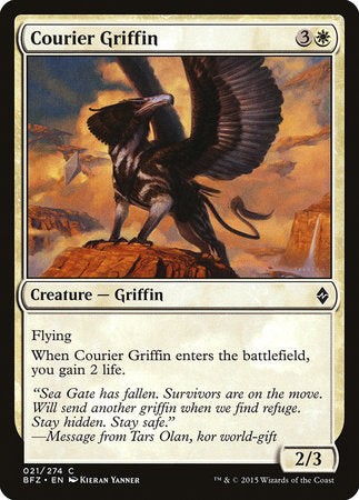 Courier Griffin [Battle for Zendikar] - TCG Master