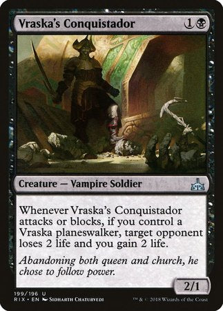 Vraska's Conquistador [Rivals of Ixalan] - TCG Master