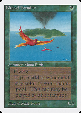 Birds of Paradise [Unlimited Edition] - TCG Master