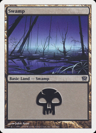 Swamp (340) [Ninth Edition] - TCG Master