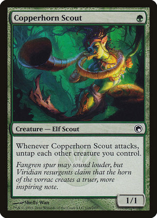Copperhorn Scout [Scars of Mirrodin] - TCG Master